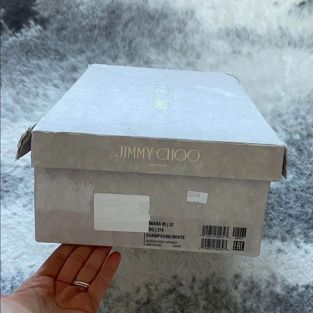 Jimmy Choo Amara Pearl Heels - Picture 7 of 17